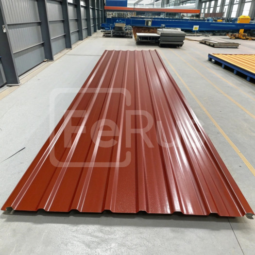 Профнастил С8 полиэстер (Zn100-180) 0,4х1150х800 мм, RAL 3020