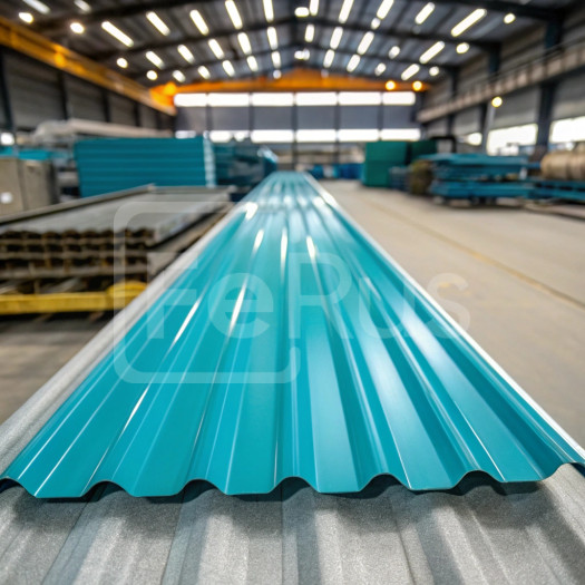 Профнастил С10 полиэстер (Zn100-180) 0,6х1100х1200 мм, RAL 5021