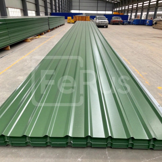 Профнастил С8 полиэстер (Zn100-180) 0,65х1150х800 мм, RAL 6005