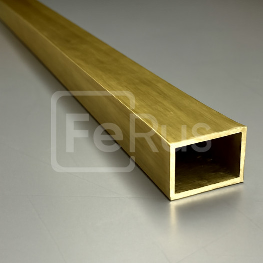 Труба бронзовая профильная 48х8х2 мм БрАЖН10-4-4 ГОСТ 1208-90